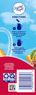 Crystal Light Fruit Punch Powdered Drink Mix Low Calori Sugar Free 6ct - Food & Beverages > Non-Alcoholic Drinks Squash