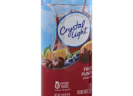 Crystal Light Fruit Punch Powdered Drink Mix Low Calori Sugar Free 6ct (2 Pack) - Food & Beverages > Non-Alcoholic