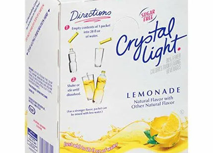 Crystal Light On-the-Go-Iced-Tea-OTG-Mix Lemonade Powder Sticks 30ct (8 Pack) - Food & Beverages > Non-Alcoholic Drinks