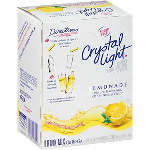 Crystal Light On-the-Go-Iced-Tea-OTG-Mix Lemonade Powder Sticks 30ct (3 Pack) - Food & Beverages > Non-Alcoholic Drinks