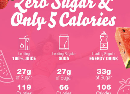 Crystal Light Strawberry Watermelon Drink Mix 6ct 1.96 Ounce (3 Pack) - Food & Beverages > Non-Alcoholic Drinks Squash