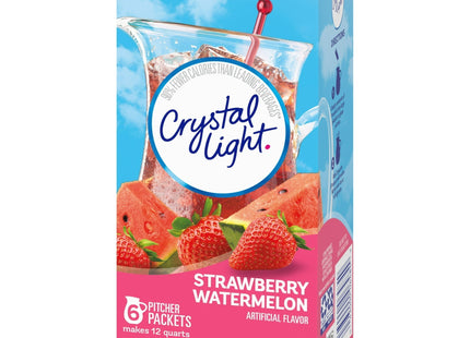 Crystal Light Strawberry Watermelon Drink Mix 6ct 1.96 Ounce (4 Pack) - Food & Beverages > Non-Alcoholic Drinks Squash