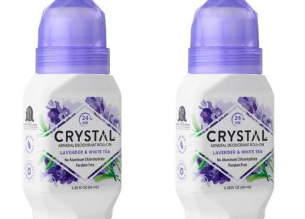 Crystal Mineral Deodorant Roll On Lavender & White 2.25oz (2 Pack) - Personal Care > Bath Body Anti-Perspirant