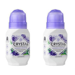 Crystal Mineral Deodorant Roll On Lavender & White 2.25oz (2 Pack) - Personal Care > Bath Body Anti-Perspirant