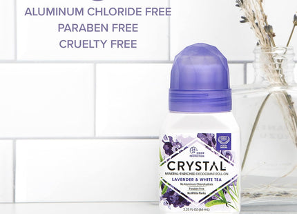 Crystal Mineral Deodorant Roll On Lavender & White 2.25oz (6 Pack) - Personal Care > Bath Body Anti-Perspirant