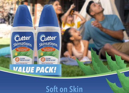 Cutter Skinsations Insect Repellent Pump Spray Clean Fresh Scent 6oz (6 Pack) - Household Supplies > & Grub Control