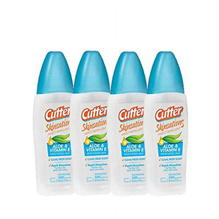 Cutter Skinsations Insect Repellent Pump Spray Clean Fresh Scent 6oz (4 Pack) - Household Supplies > & Grub Control