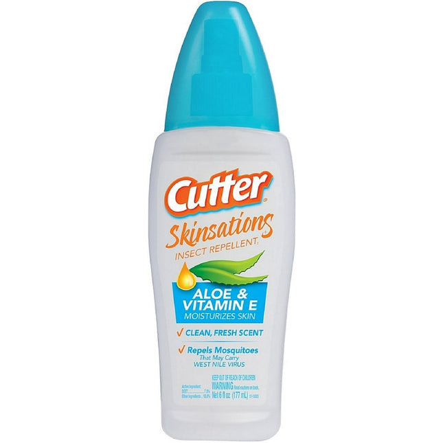 Cutter Skinsations Insect Repellent Pump Spray Clean Fresh Scent 6oz (3 Pack) - Household Supplies > & Grub Control