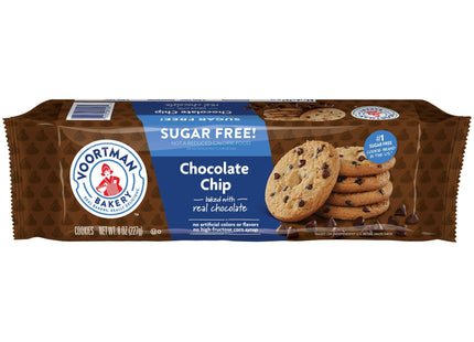 Voortman Bakery, Sugar Free, Chocolate Chip Cookies, Crispy, Crunchy, 8 Ounce (Pack Of 24)