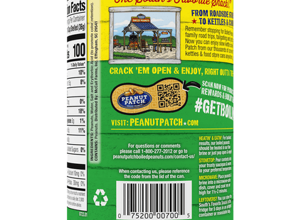 Peanut Patch Margaret Holmes Original Green Boiled Fresh Peanuts, Sugar-Free, 13.5 Ounce Can (Pack Of 1)