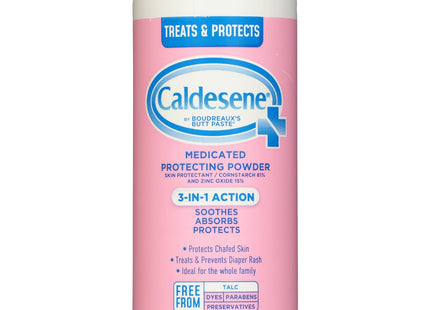 Caldesene Medicated Protecting Body Powder with Zinc Oxide and Cornstarch, Talc Free, 5 Oz (Pack Of 3)