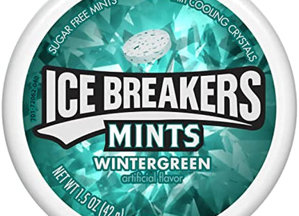 Ice Breakers Wintergreen Cooling Crystals, Sugar Free Mints, Mint Candy, 1.5 Ounce (Pack Of 1)