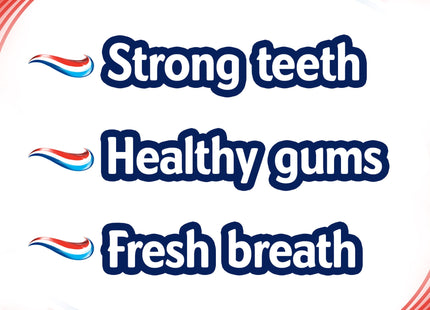 Aquafresh Cavity Triple Protection Fluoride Toothpaste, strong teeth & fresh breath, Cool Mint, 5.6 Ounce (Pack Of 20)