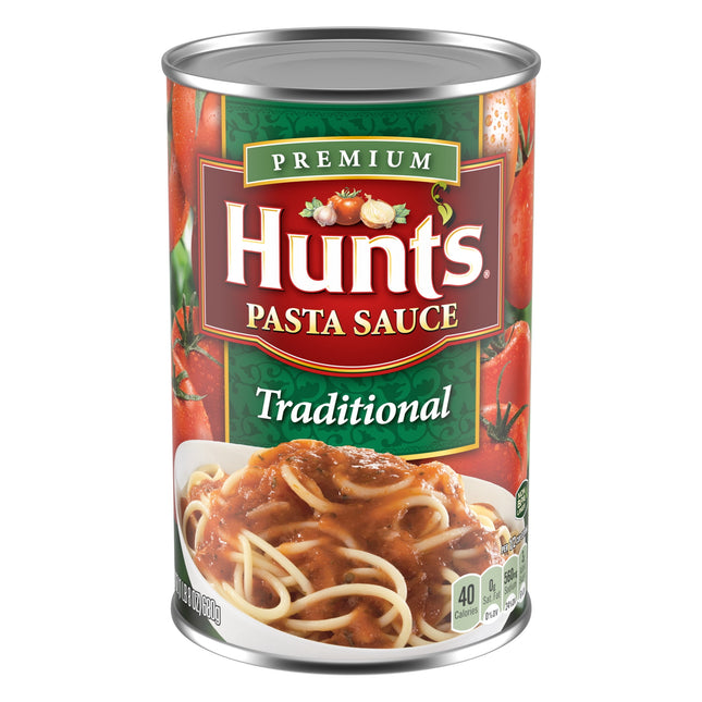 Hunt's Classic Italian Garlic & Herb Sauce, Natural Tomato Spaghetti Pasta Sauce Can, 24 Ounce (Pack Of 1)