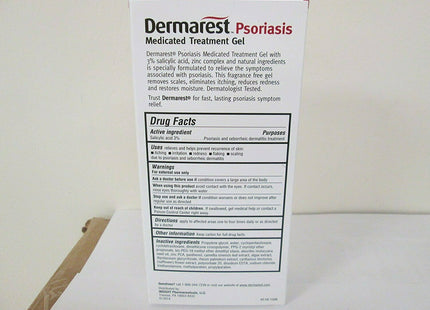 Dermarest Psoriasis Medicated Skin Treatment Gel 4 Oz. (Pack Of 1)