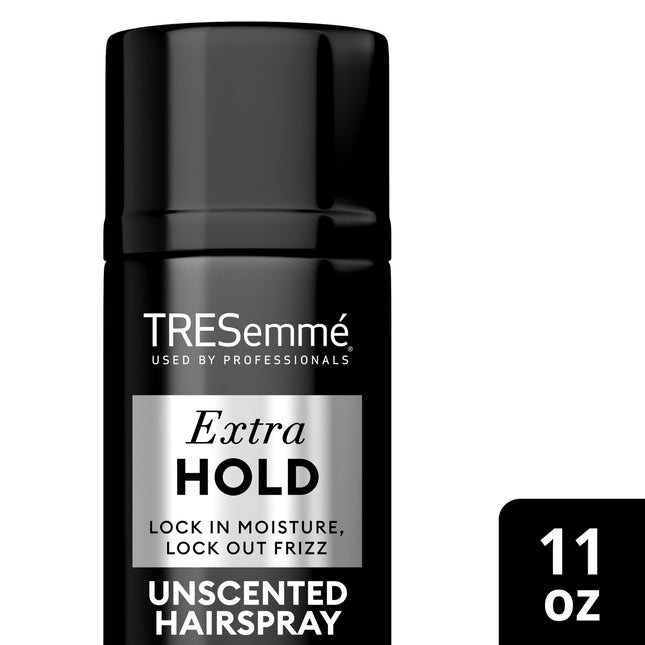 TRESemme TRES Two Extra Hold, 24-Hour Frizz Control, Aerosol Hair Spray, Unscented, 11 Ounce (Pack Of 1)