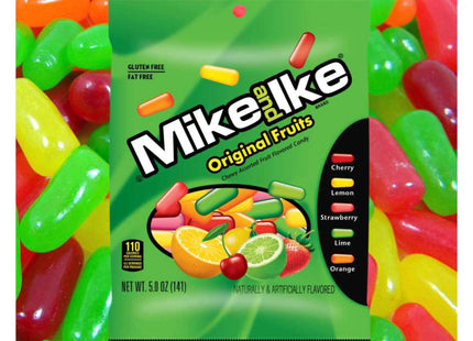 Mike and Ike Original Assorted flavors Fruits Chewy Candy, Classic treat, Theater Box, 5 Ounce (Pack Of 8)