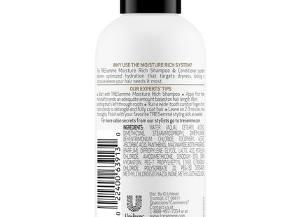 TRESemme Rich Moisture Hair Conditioner, With VitaminE, Travel Size, 3 Ounce (Pack Of 4)