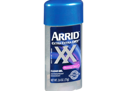 Arrid XX Extra Extra Dry Clear Gel, Antiperspirant Deodorant, Morning Clean, 2.6 Ounce (Pack Of 2)