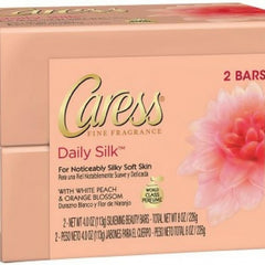 Daily Silk Silkening White Peach & Silky Orange Blossom Beauty Bar 2ct - Personal Care > Bath Body Soaps