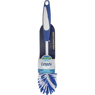 Dawn Modern twister Action Design Brush For bottles White and Blue 1ct (2 Pack) - Household Supplies > Cleaning Brushes