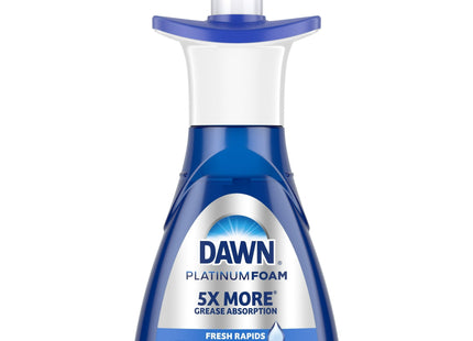 Dawn Platinum Foam Dishwashing Detergent Fresh Rapids 10.1 fl oz (12 Pack) - Household Supplies > Cleaning Products