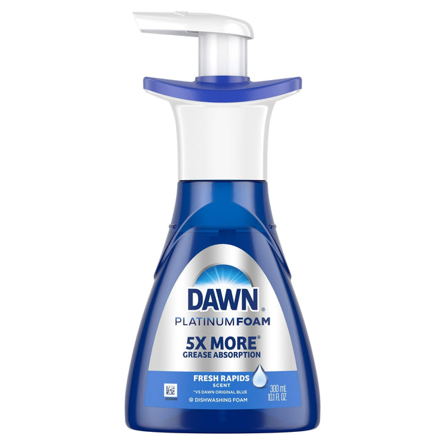 Dawn Platinum Foam Dishwashing Detergent Fresh Rapids 10.1 fl oz (2 Pack) - Household Supplies > Cleaning Products