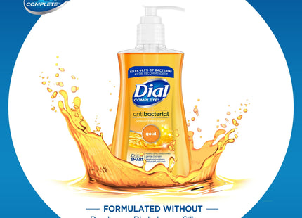 Dial Complete Antibacterial Liquid Hand Soap, with Moisturizer, Gold, 7.5 Fl Ounce (Pack Of 1)