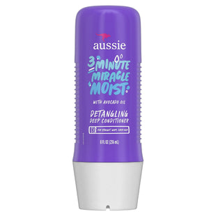 Aussie 3 Minute Miracle Moist Detangling Deep Conditioner, Paraben Free, 8 fl Ounce (Pack Of 12)