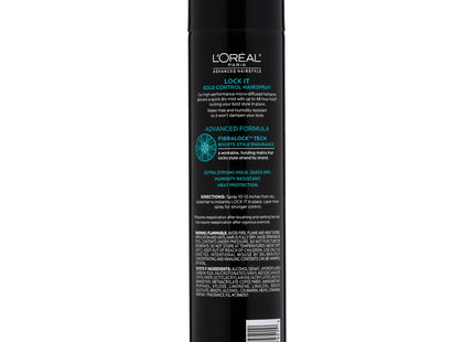 L'Oreal Advanced Hairstyle, Lock It Weather Control Hair Spray, Extra Strong Hold, 8.25 Ounce (Pack Of 12)