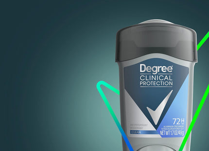Degree Men Clinical Protection Antiperspirant Deodorant Clean 1.7oz (24 Pack) - Personal Care > Bath & Body