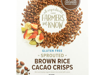 One Degree Organic Foods Cereal Brown Rice Cacao Crisps 10oz (12 Pack) - Food & Beverages > Pasta Grains Cereals