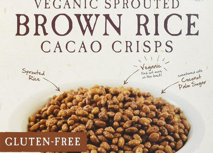 One Degree Organic Foods Cereal Brown Rice Cacao Crisps 10oz (12 Pack) - Food & Beverages > Pasta Grains Cereals