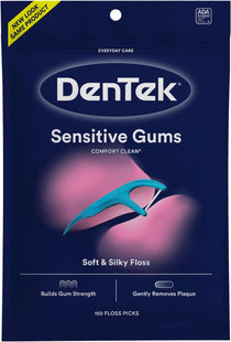 DenTek Comfort Clean Sensitive Gums Floss Picks 150ct (2 Pack) - Personal Care > Oral Dental & Flossers