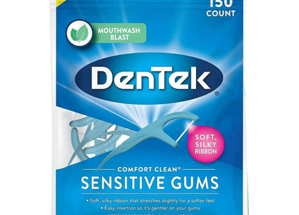 DenTek Comfort Clean Sensitive Gums Floss Picks 150ct (9 Pack) - Personal Care > Oral Dental & Flossers