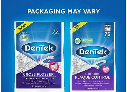 two packages of dentfelk toothpaste on a blue background