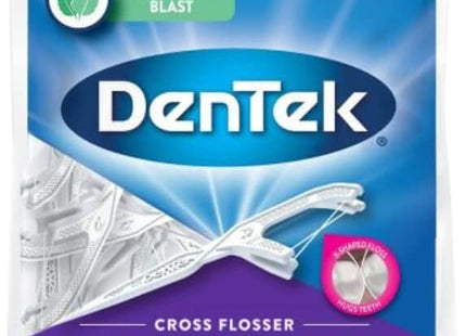 DenTek Cross Flosser Plaque Control Floss Picks X-Shaped 75ct (3 Pack) - Personal Care > Oral Dental & Flossers