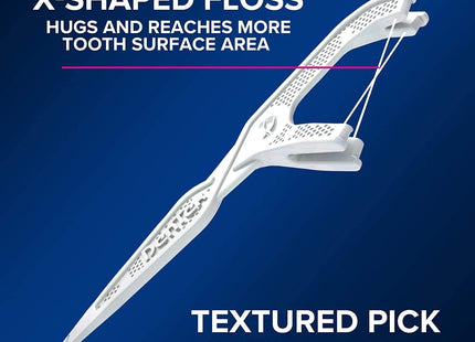 DenTek Cross Flosser Plaque Control Floss Picks X-Shaped 75ct (5 Pack) - Personal Care > Oral Dental & Flossers