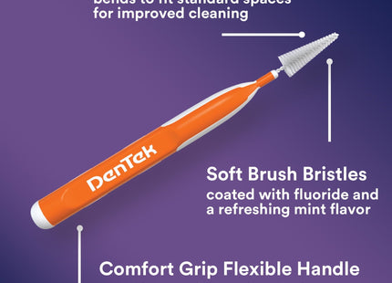 DenTek Easy Brush Interdental Standard Teeth Cleaners Fresh Mint 16ct - Personal Care > Oral Dental Floss & Flossers