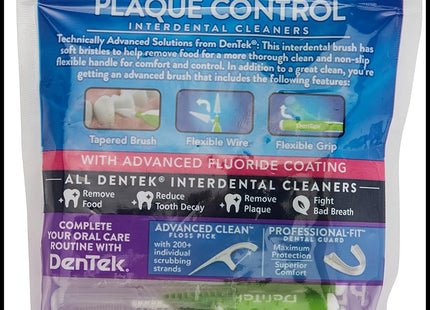 DenTek Easy Brush Oral Cleaners Extra Tight Fresh Mint Green 16ct (24 Pack) - Personal Care > Dental Floss & Flossers