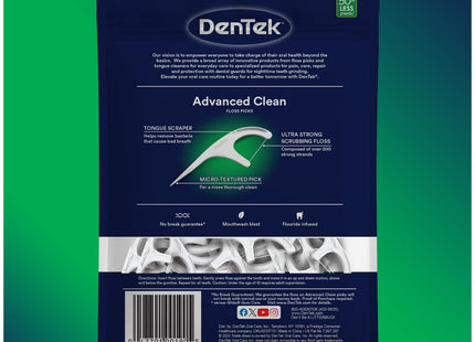 DenTek Flossers Advanced Clean Dental Floss Picks 150 ct (3 Pack) - Personal Care > Oral &