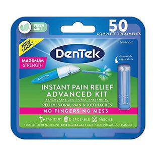 DenTek Instant Oral Pain Relief Maxim Strength Kit for Toothaches 50ct - Personal Care > Dental Floss & Flossers