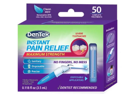 denttech instant pain relief maximum strength toothpaste