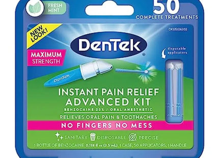 denttek instant pain relief advanced kit