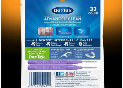 a close up of a package of dental cleaning products