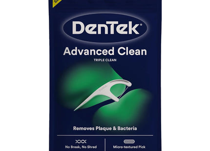 DenTek Triple Clean Extra-Strong Dental Floss Picks Mouthwash 90ct (2 Pack) - Personal Care > Oral & Flossers