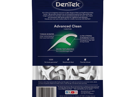 DenTek Triple Clean Extra-Strong Dental Floss Picks Mouthwash 90ct (2 Pack) - Personal Care > Oral & Flossers