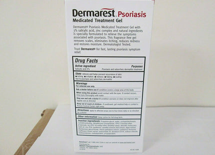 Dermarest Psoriasis Medicated Skin Treatment Gel Itch Relief 4oz (12 Pack) - Personal Care > Lotion & Moisturizer