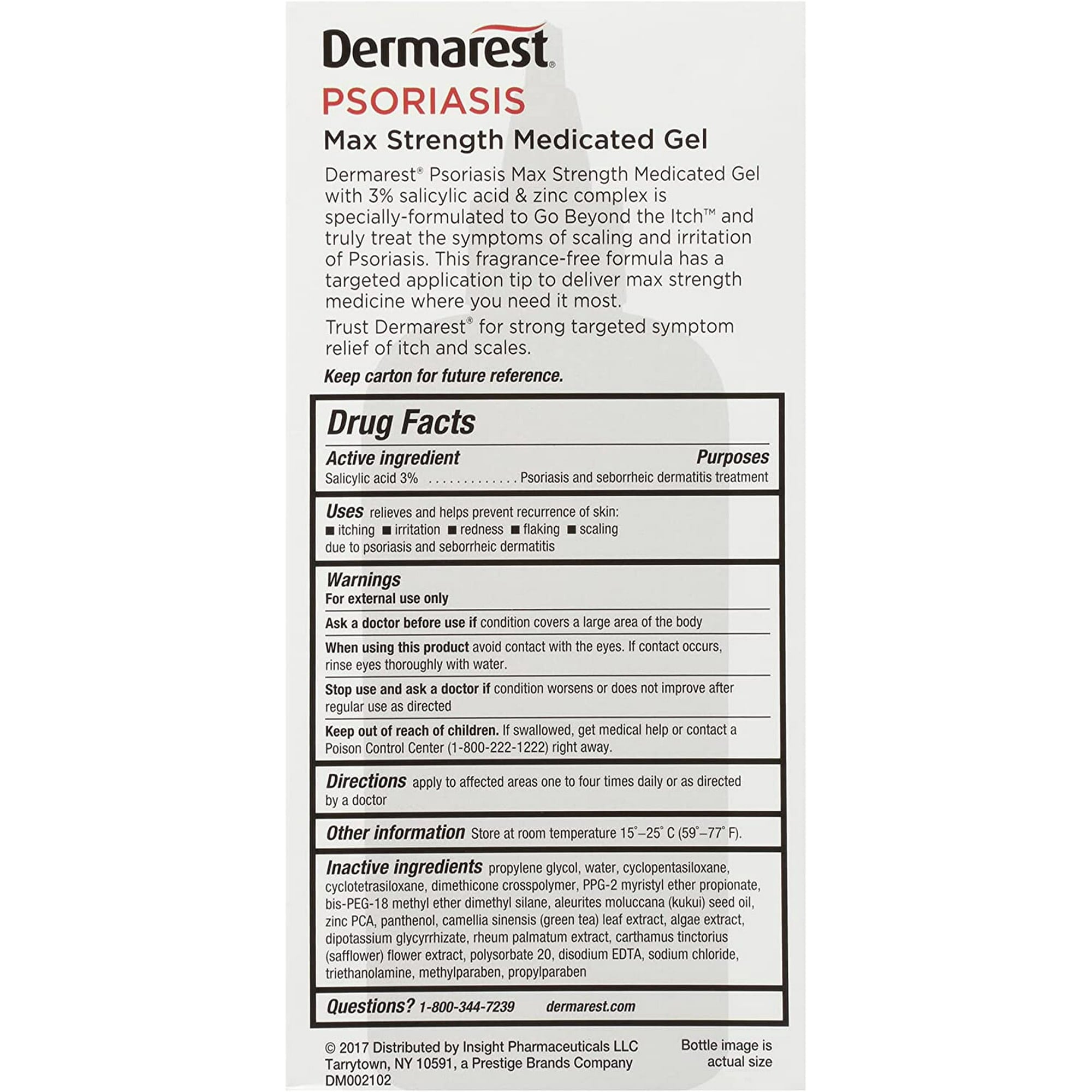 Dermarest Dermarest Psoriasis Medicated Skin Treatment Gel 4 Oz. – High Mart