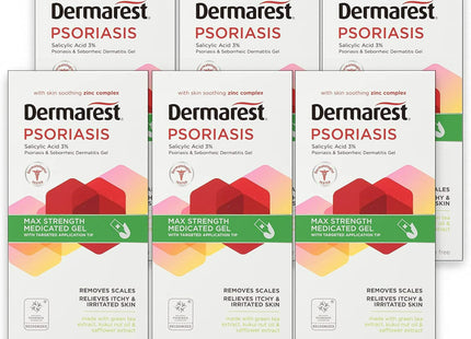 Dermarest Psoriasis Medicated Skin Treatment Gel Itch Relief 4oz (12 Pack) - Personal Care > Lotion & Moisturizer